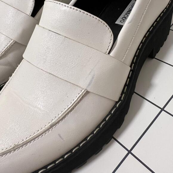 Women's chunky Loafers US8 black and white - Picture 7 of 7